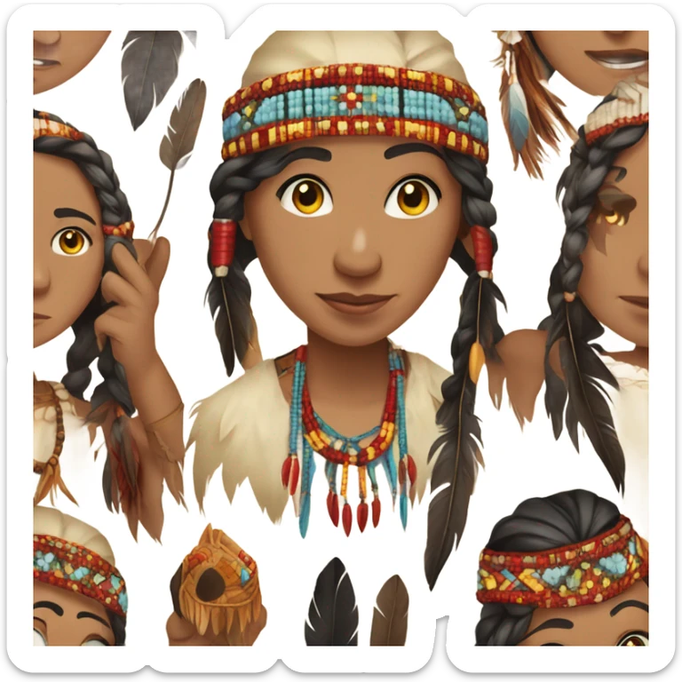 Native American  sticker