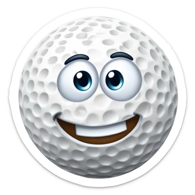 Bfdi golf ball sticker