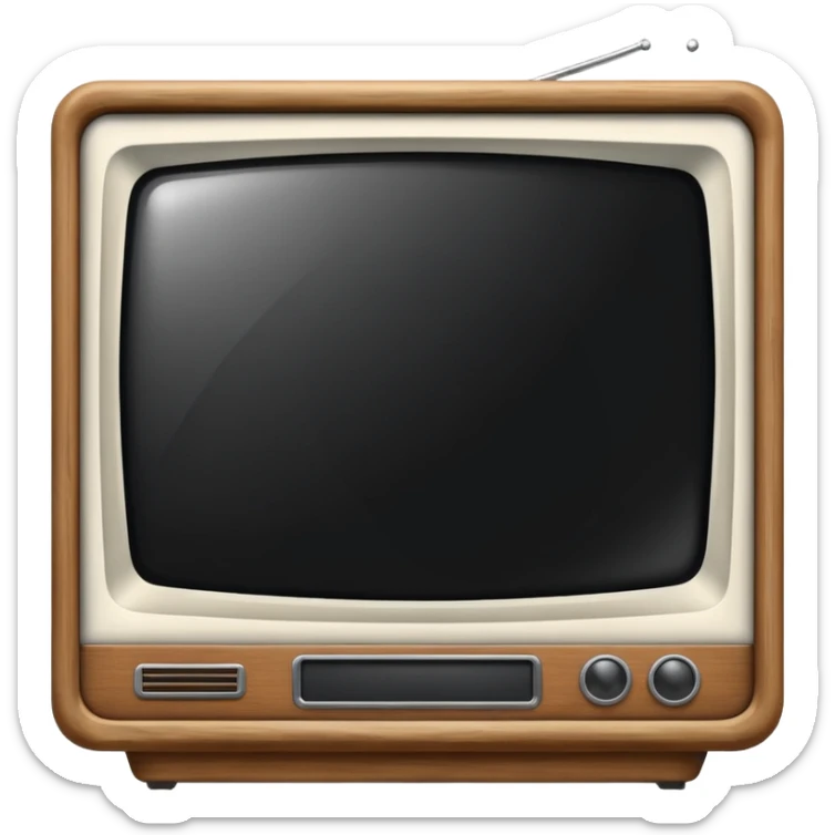 Old Tv sticker