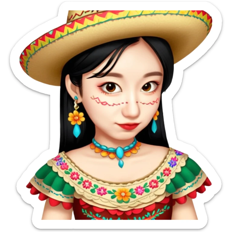Traditional Costume Enthusiast sticker