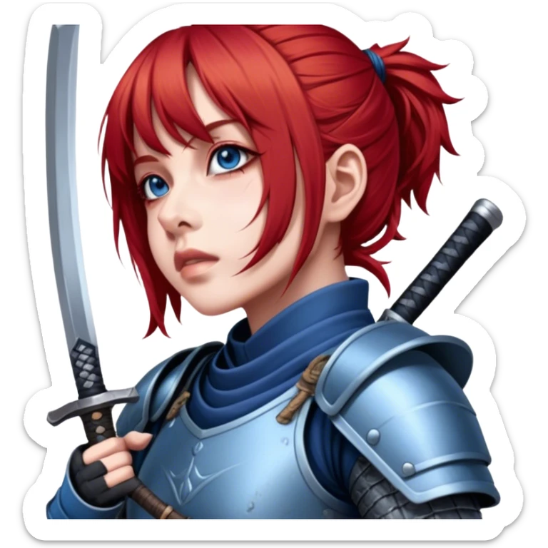 Samurai Defender sticker