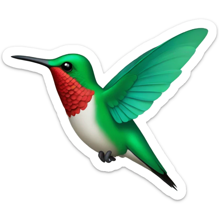 Hummingbird sticker