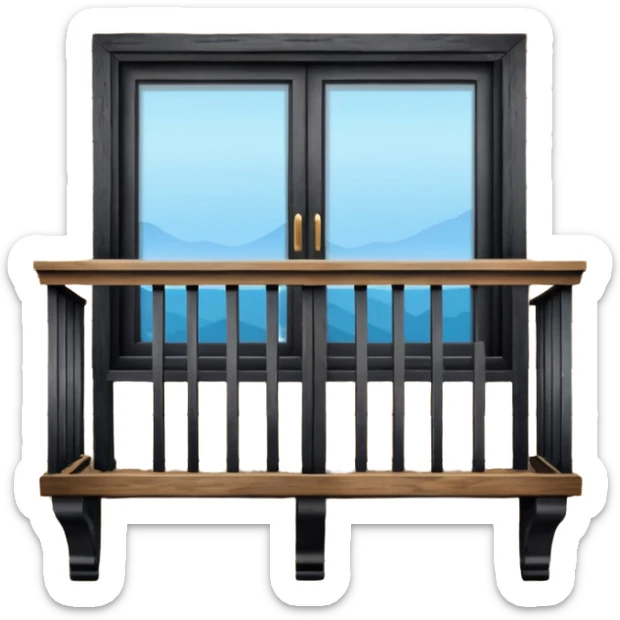 Balcony shakespeare sticker