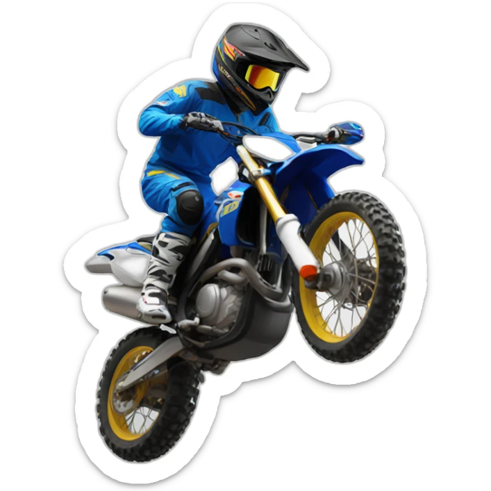 Moto cross sticker