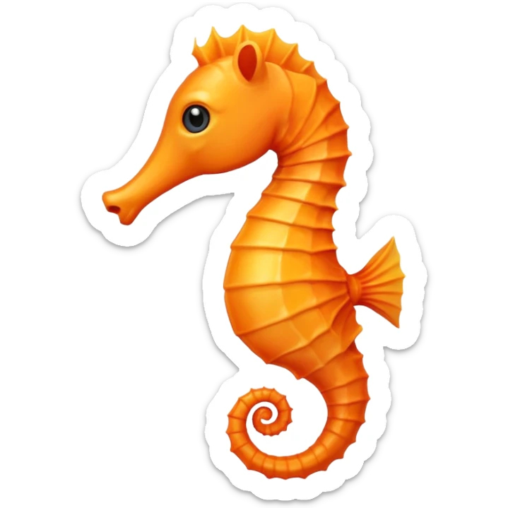 seahorse sticker