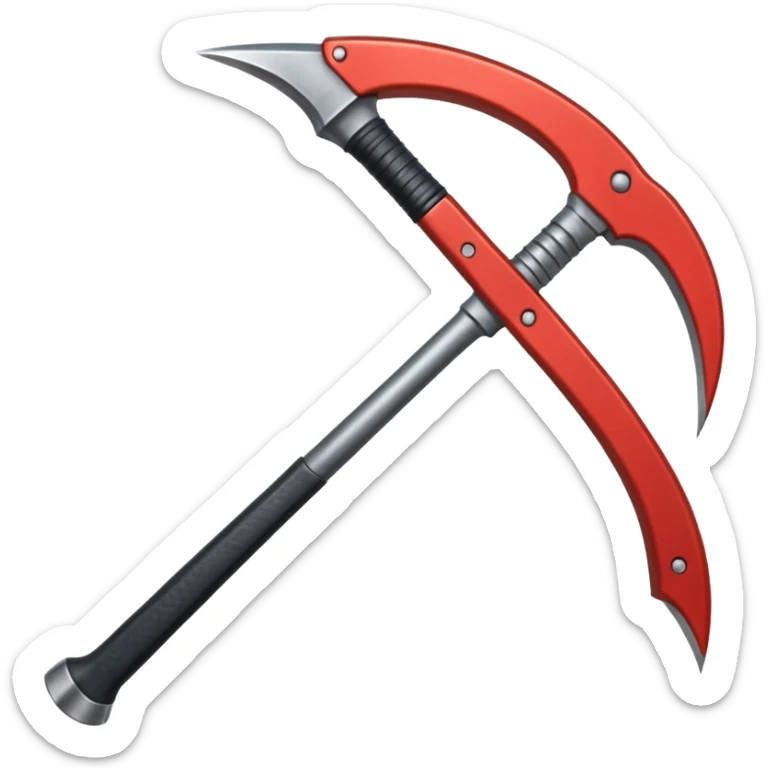 Give me the emoji reguler of the scythe i want it to have same textures as this 😁⚰️ sticker