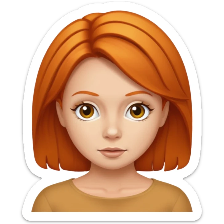 Ginger Spice sticker