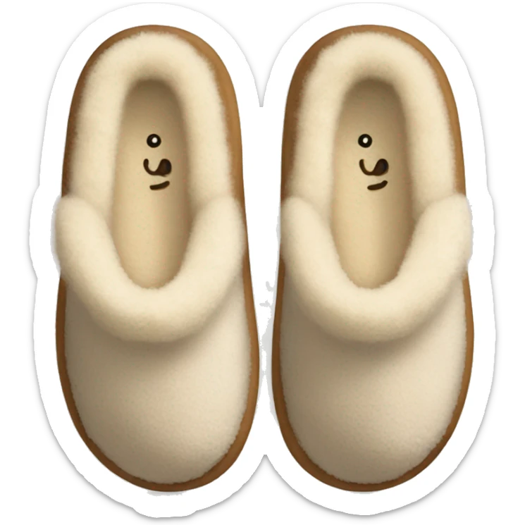 Ugg slippers sticker