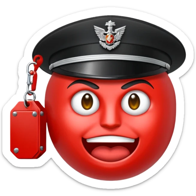Crea l'emoji della granata fiammante dei Carabinieri Italiani sticker