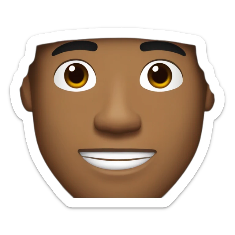 Ronaldinho Face with jersey of Football Club Barcelona sticker