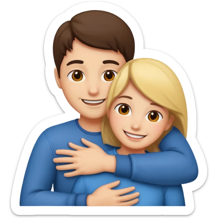 Hug sticker