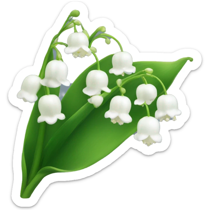 lily of the valley sticker