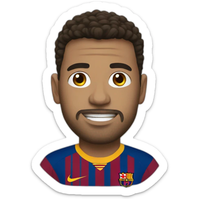 Barca real sticker