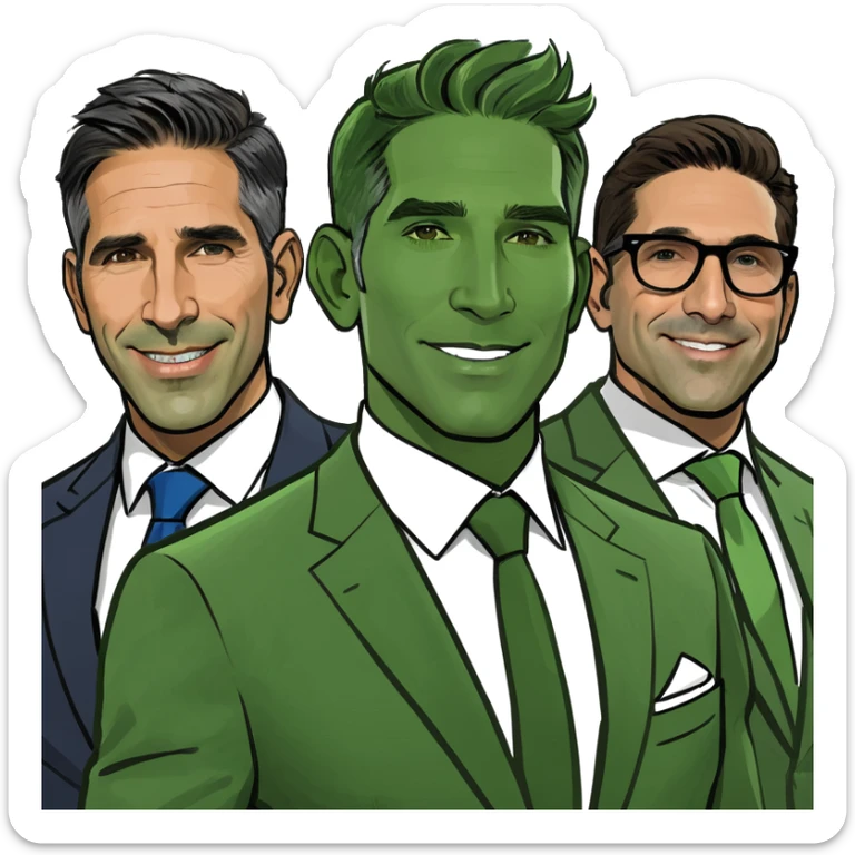 Josh king jetset Madrid celebrity millionaire Grant Cardone Alex hormozi Iman gadzhi business parrners sticker