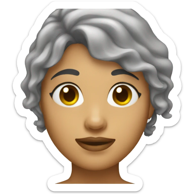 Woman in jelly sticker