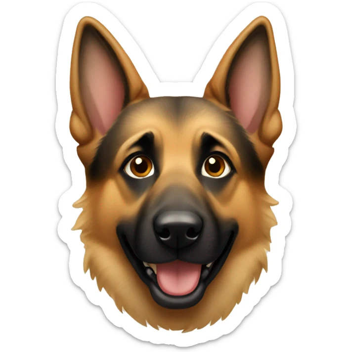 german shepherd  sticker