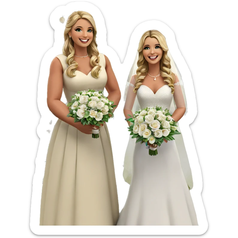 outdoor wedding celebration smiles sticker