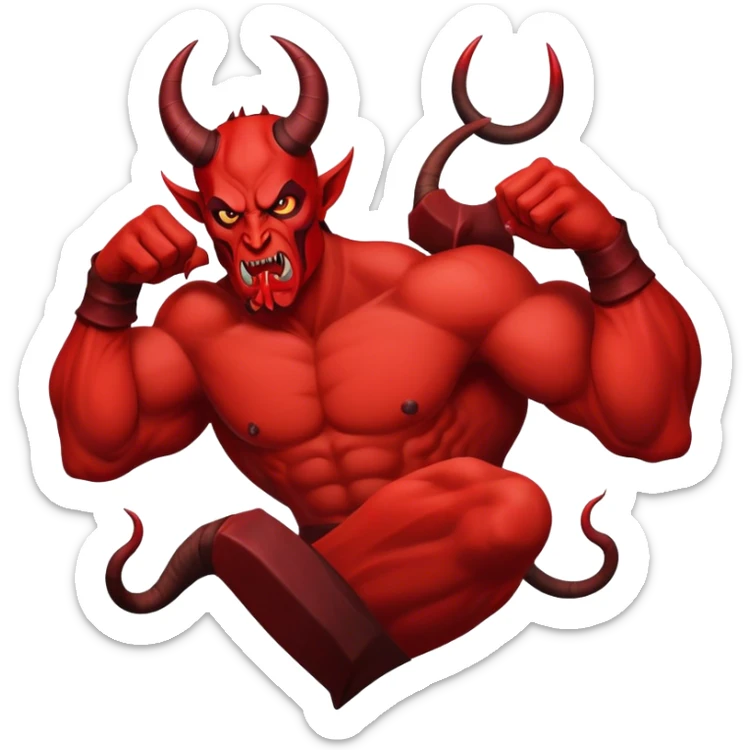 Devil sticker