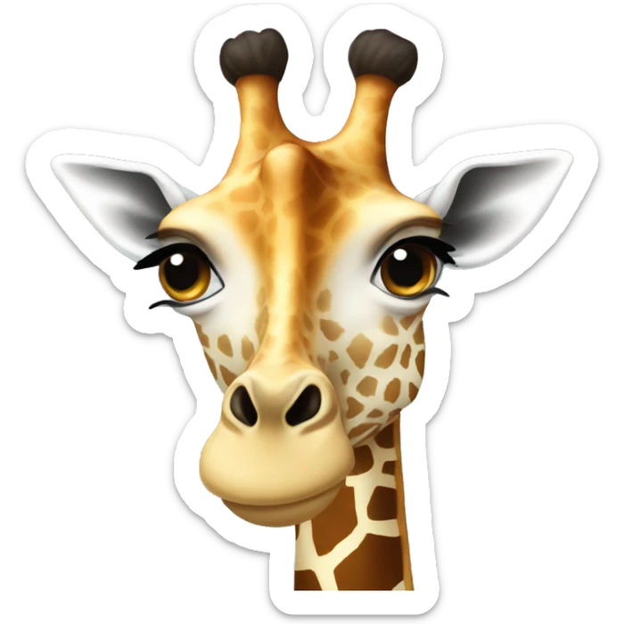 giraffe sticker