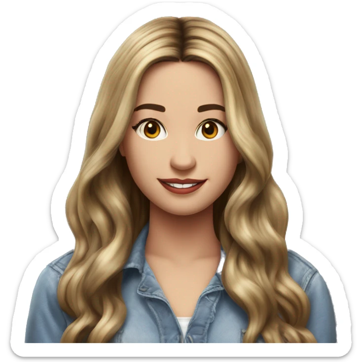 Rachel Zegler is an American actress and singer. She came to prominence with her film debut playing María in Steven Spielberg's musical adaptation West Side - Rachel zegler - straight hair sticker