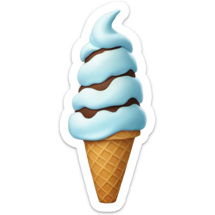 ice cream cone sticker