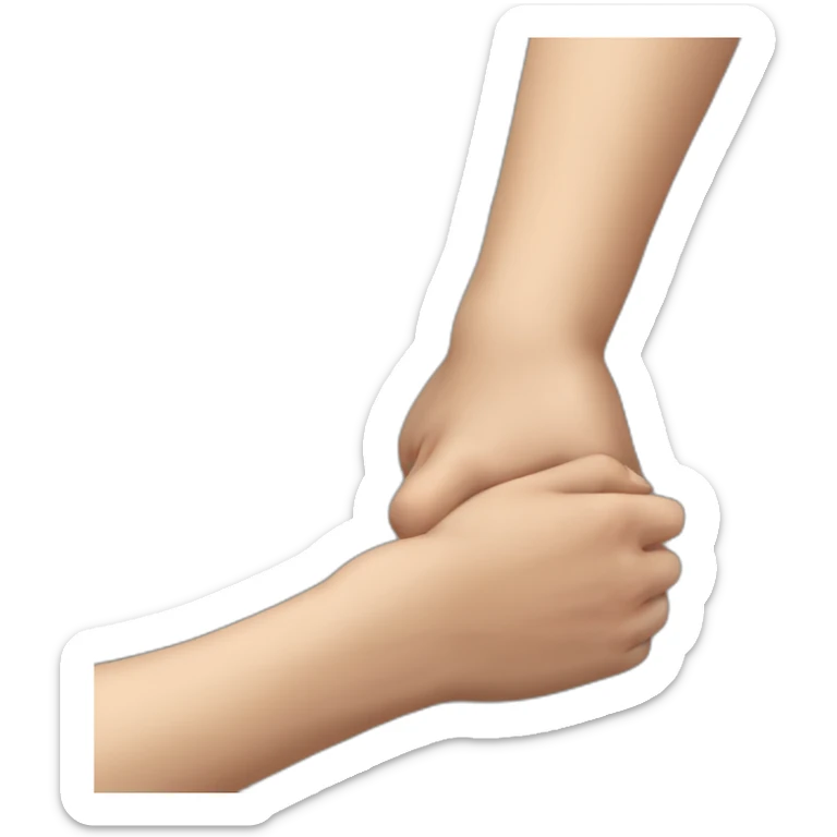 mujer cuerpo entero con brazo levantado fotorealista sticker