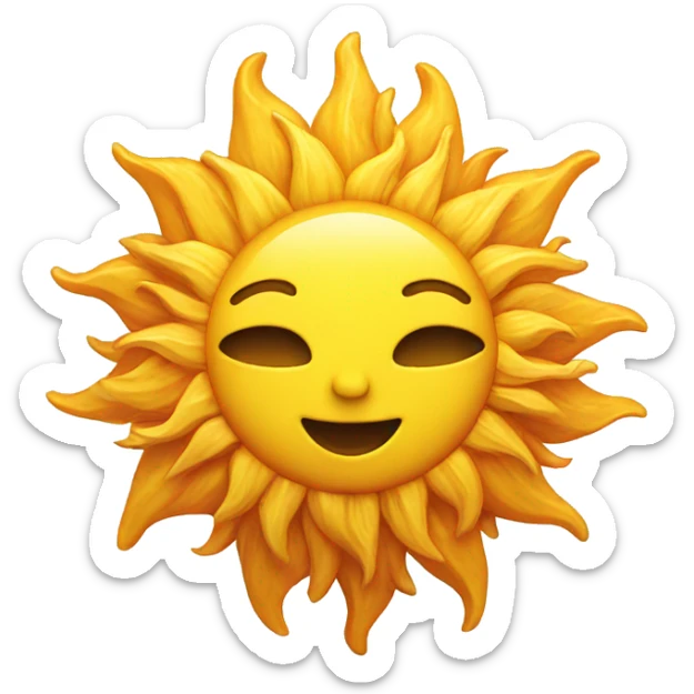 Sun sticker