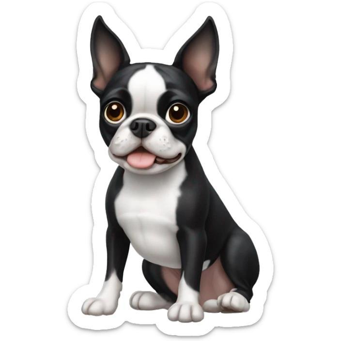 Boston terrier sticker