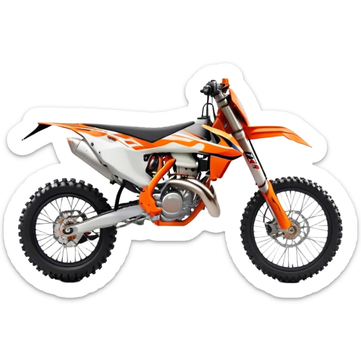 KTM Dirtbike - KTM 250 SX (Model Year: 2021) (Iconic colour: Orange) sticker