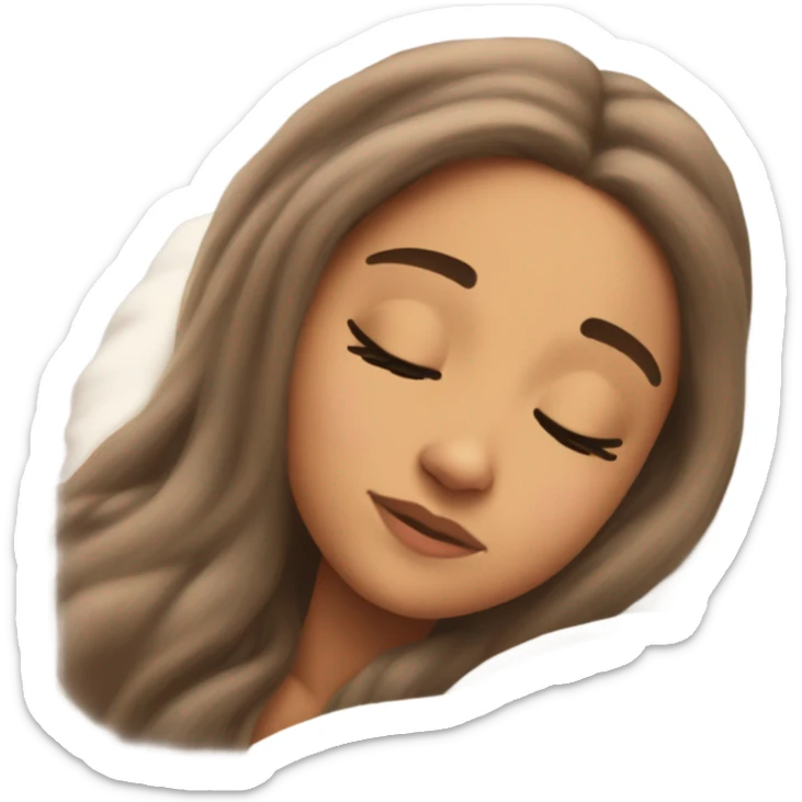 Ariana Grande sleeping sticker