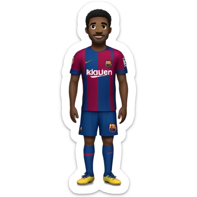 maillot barça sticker