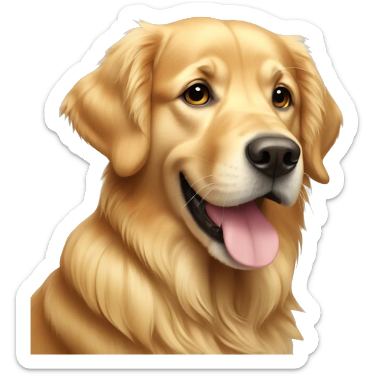 Golden retriever  sticker