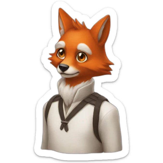 Démon renard sticker