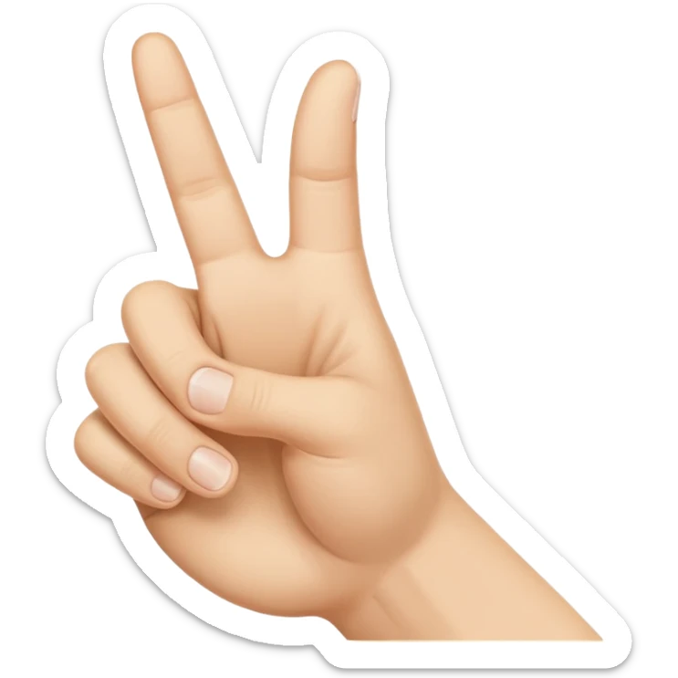 gesto de meter la nariz por los dedos mientras los dedos hacen un círculo. Así: 👌🏻 sticker