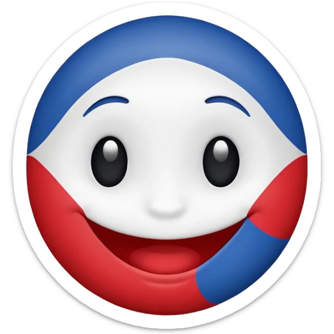 Can u make a emoji with letters CFFA and there color are USA colors sticker