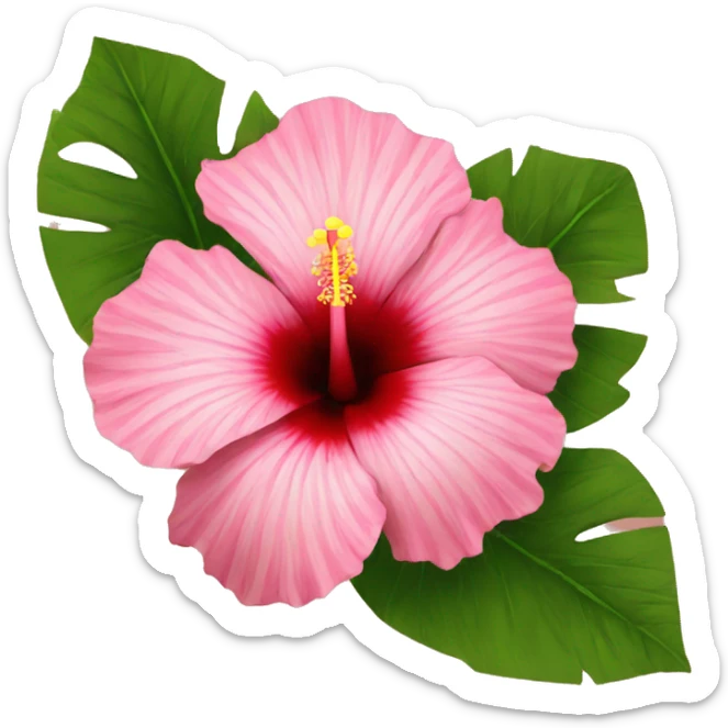 hibiscus sticker