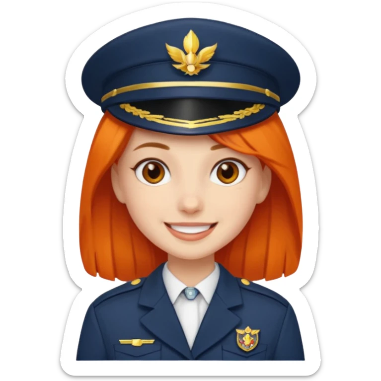 Make an emoji with a character from the game Arknights: Endfield, the name of this character is Ember sticker