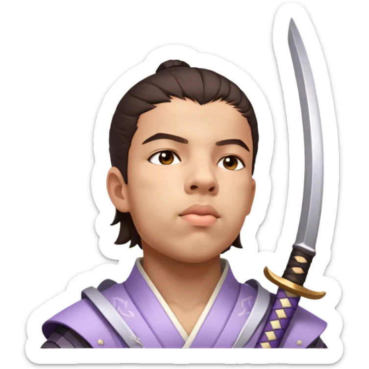 Gentle Samurai sticker