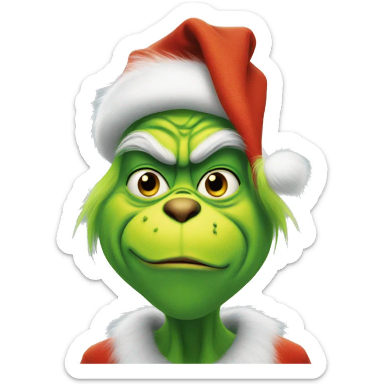 Grinch sticker