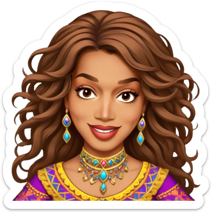 Folkloric Dancer sticker