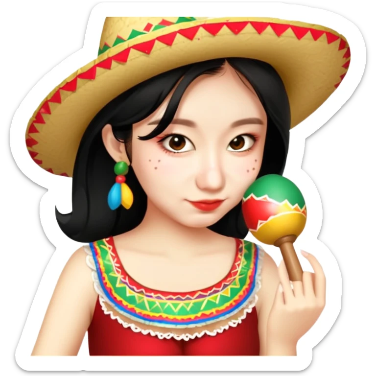 Meraca Musician sticker