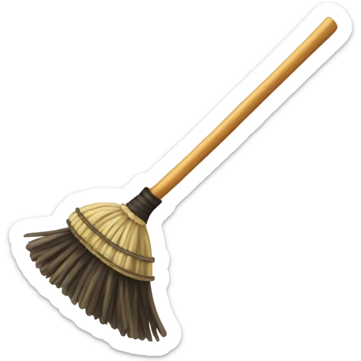 Broom sticker