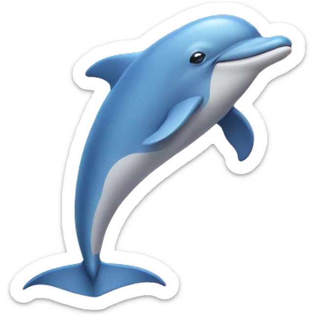 pink dolphin  sticker