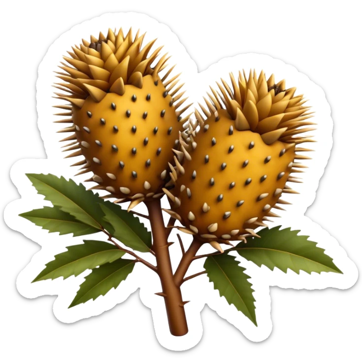 Cinematic Realistic Banksia Emoji, Bold and striking, with spiky, cylindrical flower heads covered in rich golden hues. The leaves are thick and leathery, adding a sense of strength to this unique and iconic tree. Soft glowing outline, capturing the essence of Australian ruggedness and floral beauty in a distinctive banksia tree! sticker