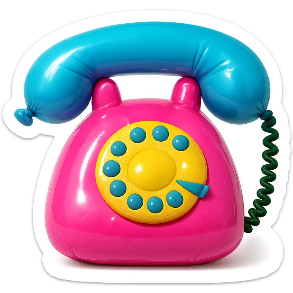 telephone sticker