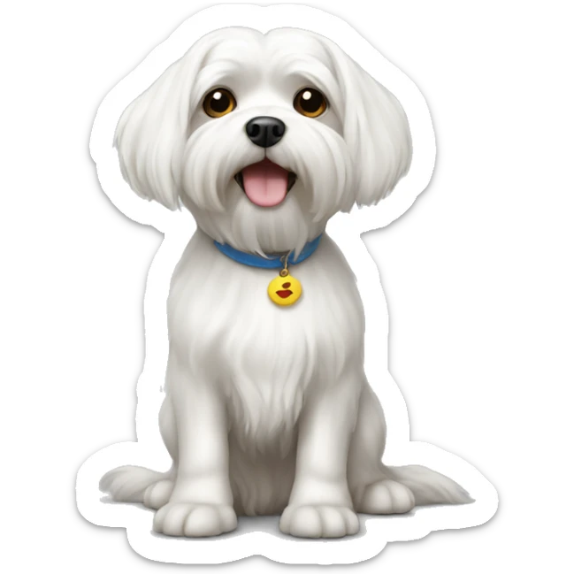 Maltese sticker
