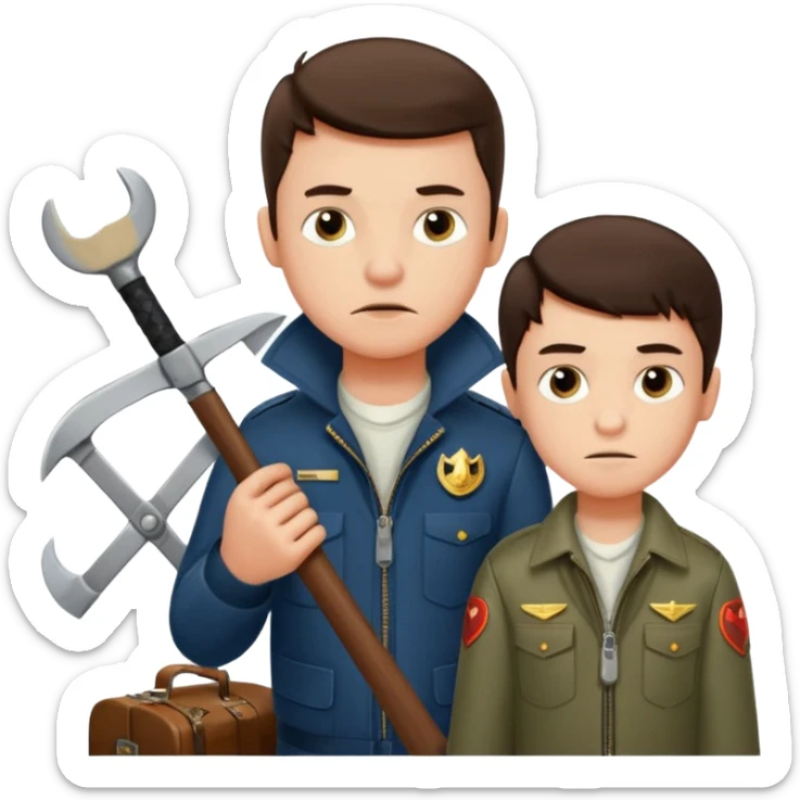 13 y/o Brian robeson at the beginning of Hatchet
struggling with his parents' recent divorce and harboring . He is angry, self-pitying
He is carrying a hatchet
He is in a single-engine plane with a pilot who soon suffers a heart attack, leaving Brian to navigate the crash and his new, harsh reality. sticker