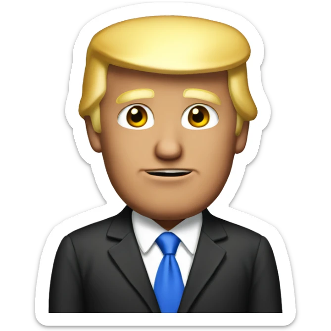 Donald trump  sticker