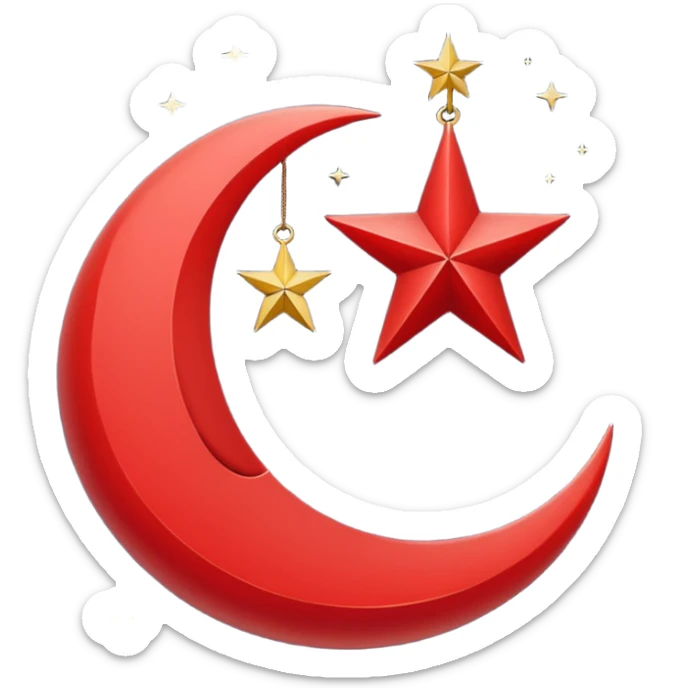 Doğu Türkistan Bayrağı sticker