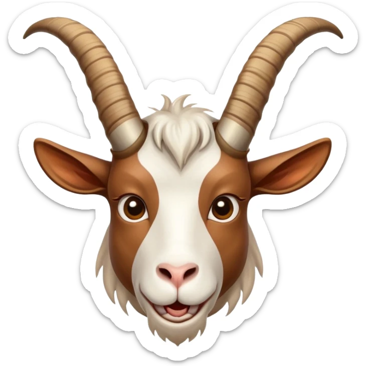 Hungry goat  sticker